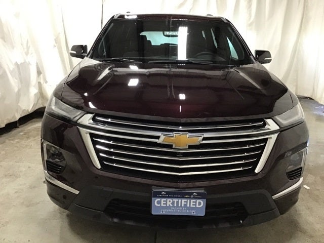 Certified 2022 Chevrolet Traverse Premier with VIN 1GNEVKKW1NJ169831 for sale in Northfield, Minnesota